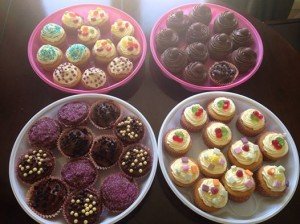 Cakes Baked by parents for Bingo Night Fundraising