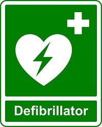 Defibrillator-Sign
